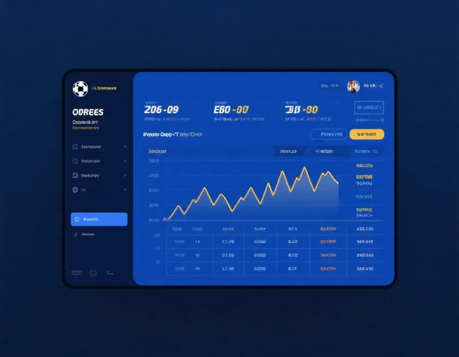 世界杯赔率中心示意图：表格对比与趋势线
